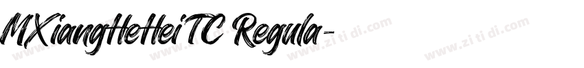 MXiangHeHeiTC Regula字体转换